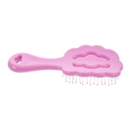 Baluue Detangling Hair Brush for Boy Girl Cartoon Gentle Scalp Massager for Curly and Thick Hair Painless Mini Comb for Dry and Wet Use for School and Travel Purple