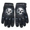 Demons Behind Me Black Gloves - White Logo Medium