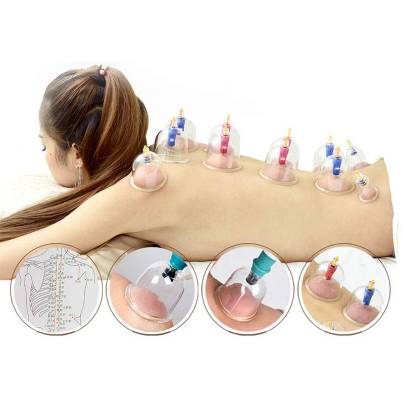 12 Cup Cupping Therapy Set, Chinese Cupping Therapy Set with