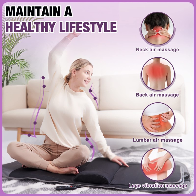 comrelax Full Body Massage Pad- Pressure and Vibration Stretching Body