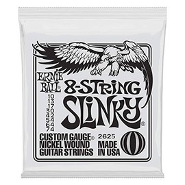 Ernie Ball 8-String Slinky Nickel Wound Electric Guitar Strings, 10-74 Gauge (P02625)
