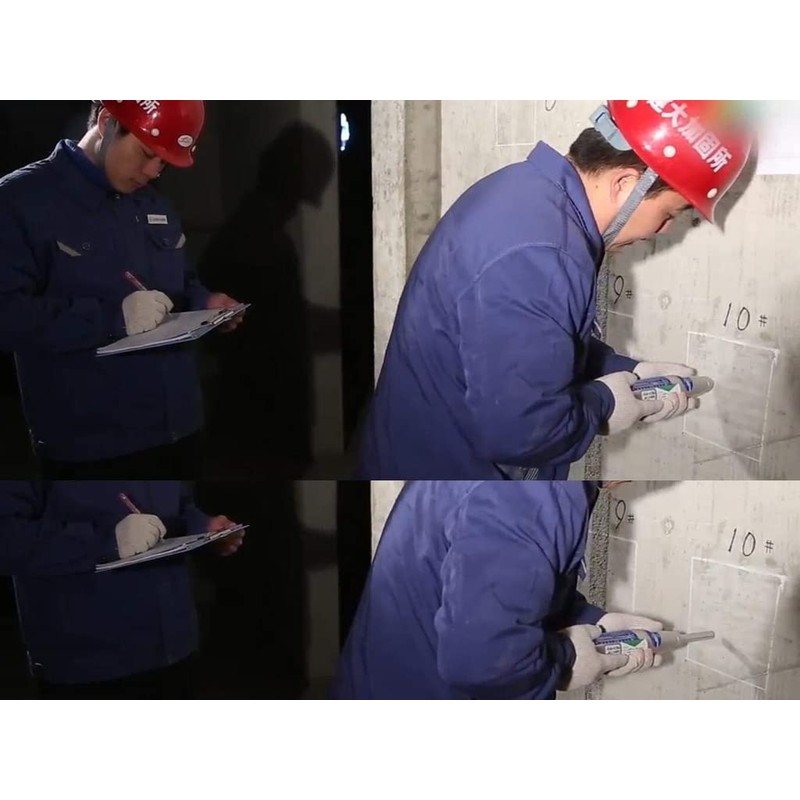 GLTL Professional Rebound Hammer - Concrete Strength Tester with 10-60