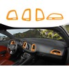Voodonala for Challenger Center Console Air Condition Outlet Vent Trim