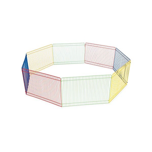 PH Prevue Hendryx Prevue Pet Products Multi-Color Small Pet Playpen