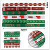 6 Pieces 3 Yards Sports Football Ribbon for Crafting Sewing,