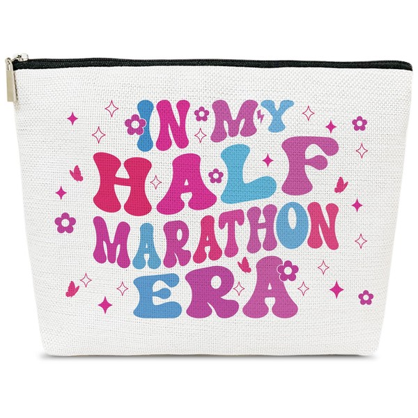 Marathon Gifts for Women Makeup Bag, Running Gifts for Runner