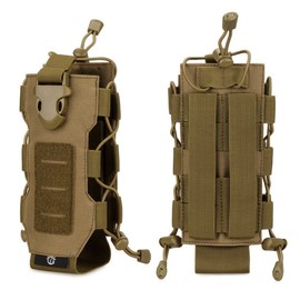 ACEXIER Tactical Molle Water Bottle Nylon Bag 0.3L-0.8L Canteen Cover Holster Travel Kettle Bag with Molle System