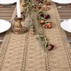 Dremisland Bohol Table Runner Macrame Farmhouse 108 Inch Woven Burlap