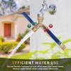 Dalmbox Garden Hose Splitter 2 Way With Long Handle, Garden