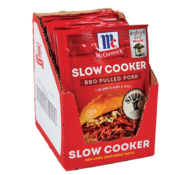 McCormick Slow Cooker BBQ Pulled Pork Seasoning Mix, 1.6 oz (Pack of 12)