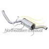 Northeastern Exhaust | Stainless Steel Resonator Assembly Compatible for Ford
