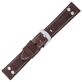 Minott Watch Strap Vintage Look Leather Band 18 mm 756 ? 18 mm