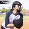 Champion Sports Fielder's Face Mask Softball Fielder's Face Mask, Silver,