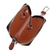 Four Pary Smart Key Case, Genuine Leather, Compatible with Large