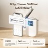 NIIMBOT D11 Upgraded Version Label Maker Machine with Tape,300DPI Bluetooth