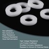 sourcing map PTFE Flat Washers 12mm OD 6mm ID 2mm