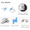 Lightning Bolt Earrings Sterling Silver Fire Opal Hypoallergenic Small Stud