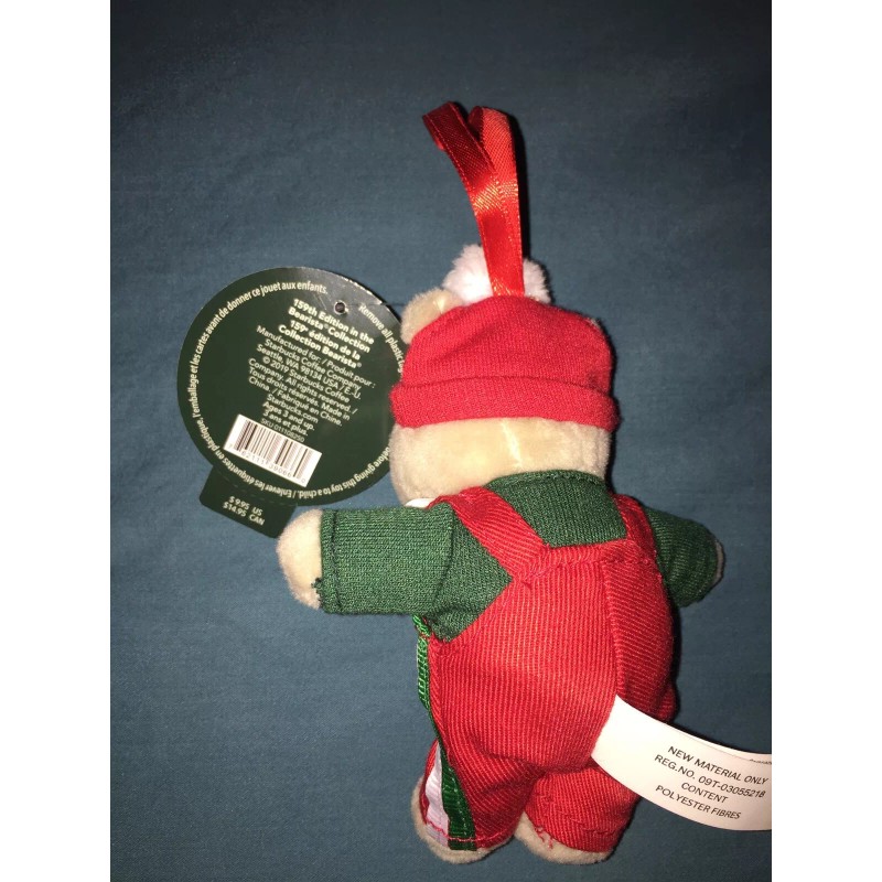 Starbucks 2019 Starbucks Bearista Plush Bear Set Christmas Tree Ornament