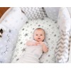 4 Pack Soft Star and Moon Neutral Unisex Fitted Baby
