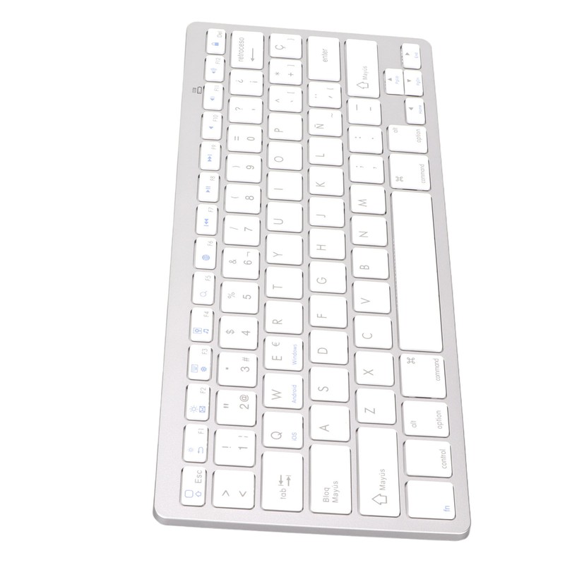 Wireless Keyboard Ultra Lightweight Ergonomic Compact Keyboard for IOS, for