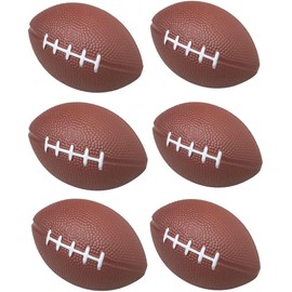 GIFTEXPRESS 1 Dozen Foam Mini Football Stress Balls, Mini Sport Balls, Superbowl Decoration Party Favor, Football Themed Party Supplies and Giveaways (Football)