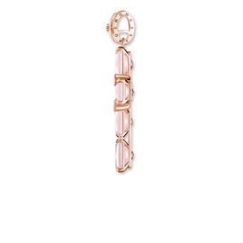 THOMAS SABO PE890-417-9 OS, Pink Cross Pendant, Precious metal, Not applicable