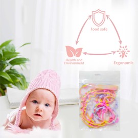 RTMOK Toy Straps for Baby,Silicone Setpacifier Clip,Applies to Car Seat Toy,Teether Toy,High Chair,Stroller Accessories,Baby Toy Clips,Cribs,Rocking Chair﻿