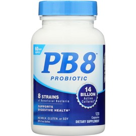 Nutrition Now Now Pb 8 Pro-biotic Acidophilus, Capsule, 120-count (Pack of 2)