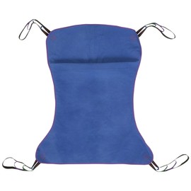 McKesson Patient Lift Aid, Full Body Transfer Sling for Elderly, Disabled, Bedridden, Washable Polyester, Size Medium, 600 lbs Weight Capacity, 1 Count