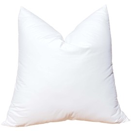 Pillowflex Synthetic Down Pillow Insert - 24x24 Down Alternative Pillow, Insert for Small Square Euro Sham, European Size Pillow - Polyester Accent Sofa Couch Bed Pillow - 1 Decorative Pillow Form