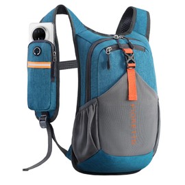 FIORETTO 10L Hiking Backpack for Women Men Mini Packable Backpack Lightweight Small Daypack for Camping Travel Outdoor, Turquoise