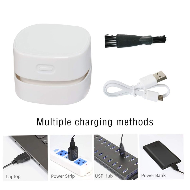 Surplex Mini Table Vacuum Cleaner, High Suction Power Dust Cleaner,