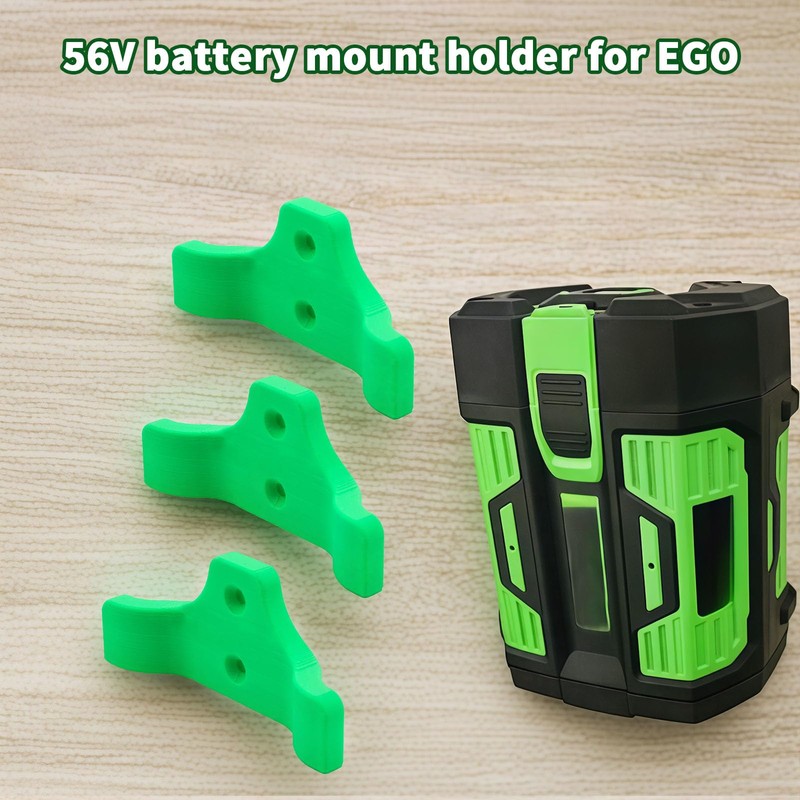 56V Battery Wall Mount for EGO, Battery Holder 3 Pack