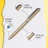 Online Online Miniatur Dreh-Kugelschreiber Champagne mit Metallclip, D1-Standardmine | Mini-Kuli
