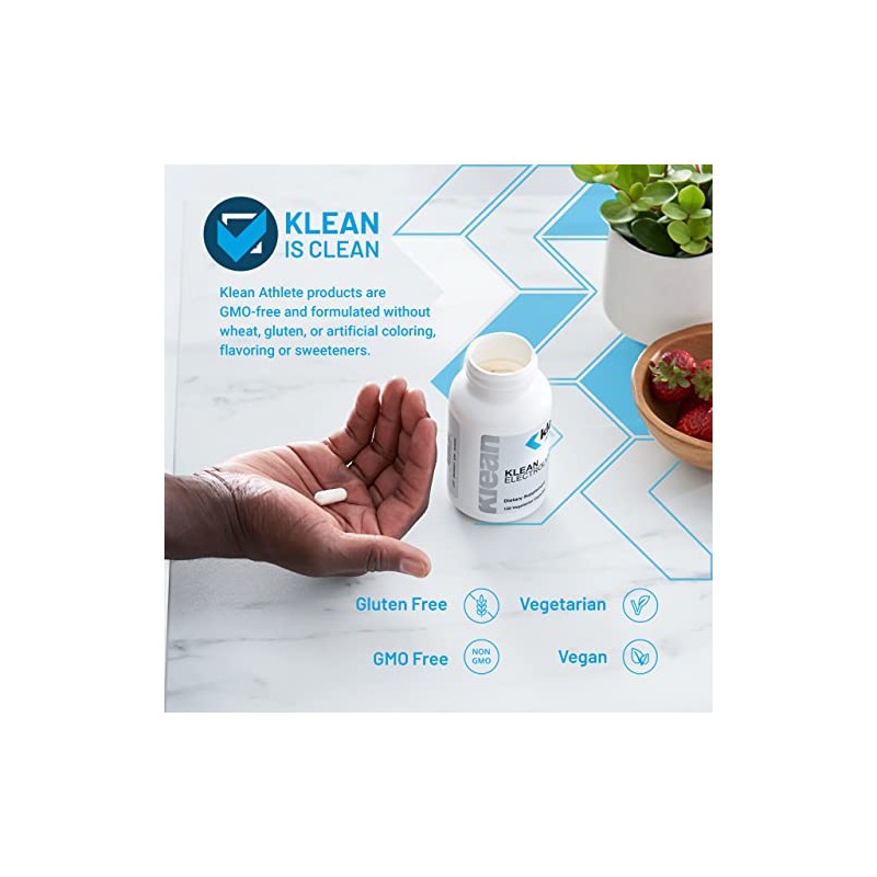 Klean Athlete Klean Electrolitos Repone minerales para la hidratación para