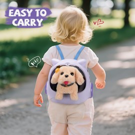 Vanvimen 16 Pcs Robot Dog Toys for Girls, Toys for 3 4 5 6 7 8 Year Old Girls Kids Boys, Realistic Robot Puppy Toddlers Girl Toy for 5-7 6-8, Ideas Birthday Gifts for Girl 3 4 5 6 Year Old