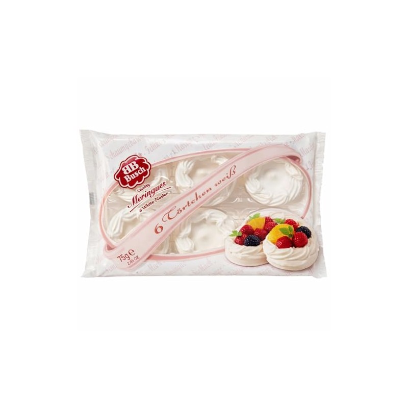JCD Foods Meringue Nests (Pack of 6)