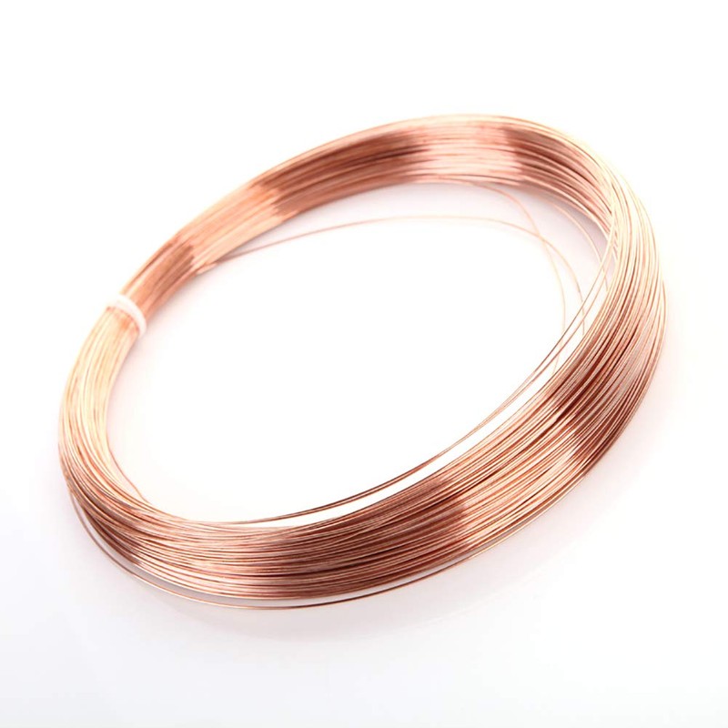 XMRISE Bare Copper Wire Coil Cord Single Solid Copper Wire
