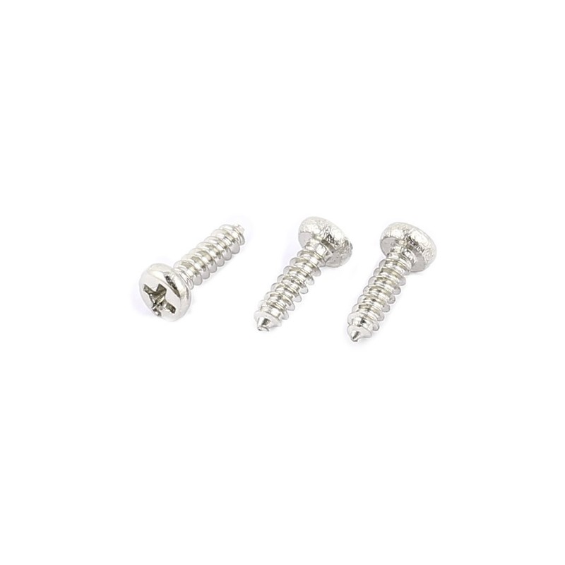 uxcell 100 Pcs M1.4 X 5mm Stainless Steel Phillips Round