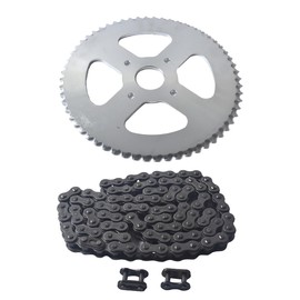 420 Chain 90 Links Master Link with #40 41 420 Chain 60T Sprocket for Coleman CT200U BT200X CT200U-EX for Baja MB165 MB200 for Predator 212cc 196cc 6.5hp Mini Bike