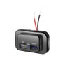 Tuperoymse USB+PD 12V/24V USB Charging Splitter Outlet for Motorcycle -Truck