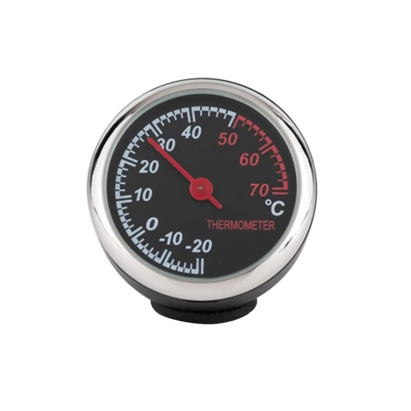 CHILDWEET 2pcs Steel Core Pointer Car Thermometer Indoor Outdoor Temperature