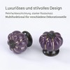MengH-SHOP Cabinet Knobs Pumpkin Drawer Knobs Ceramic Furniture Knob with