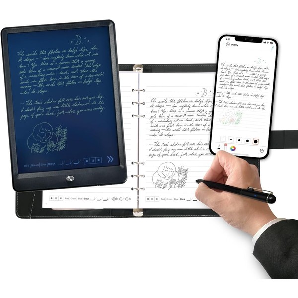 Ophayapen Ophayapen Smart Pen+Notebook+Writing Board, SmartPen Real-time Sync for Digitizing,