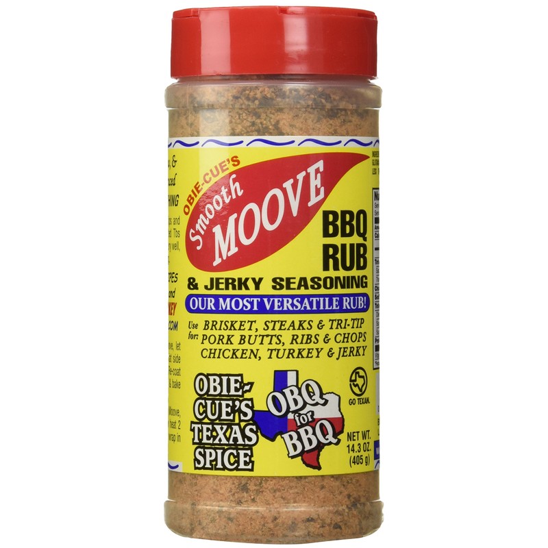 Obie-Cue's Smooth Moove BBQ Rub and Jerky Mix (14.3 oz)