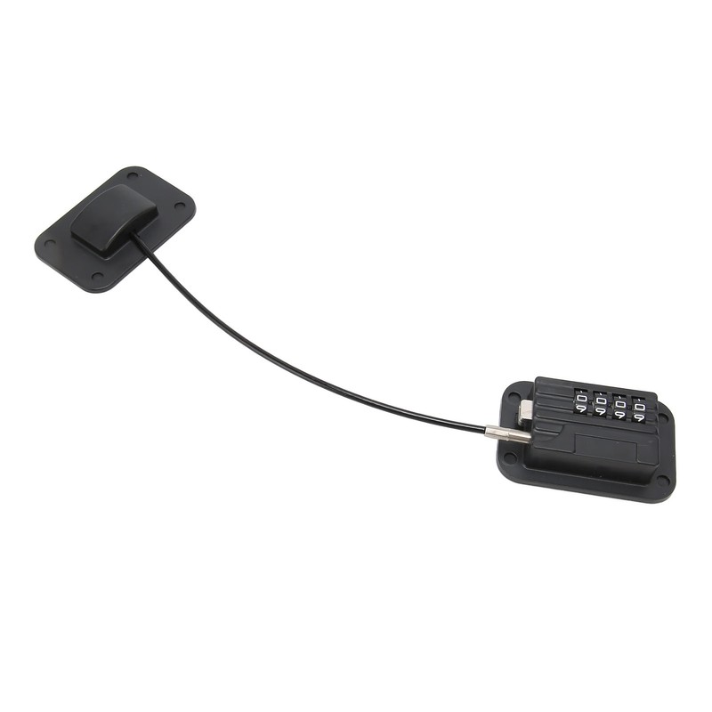 Refrigerator Lock Combination Design Plastic Stainless Steel Easy Mounting Freezer