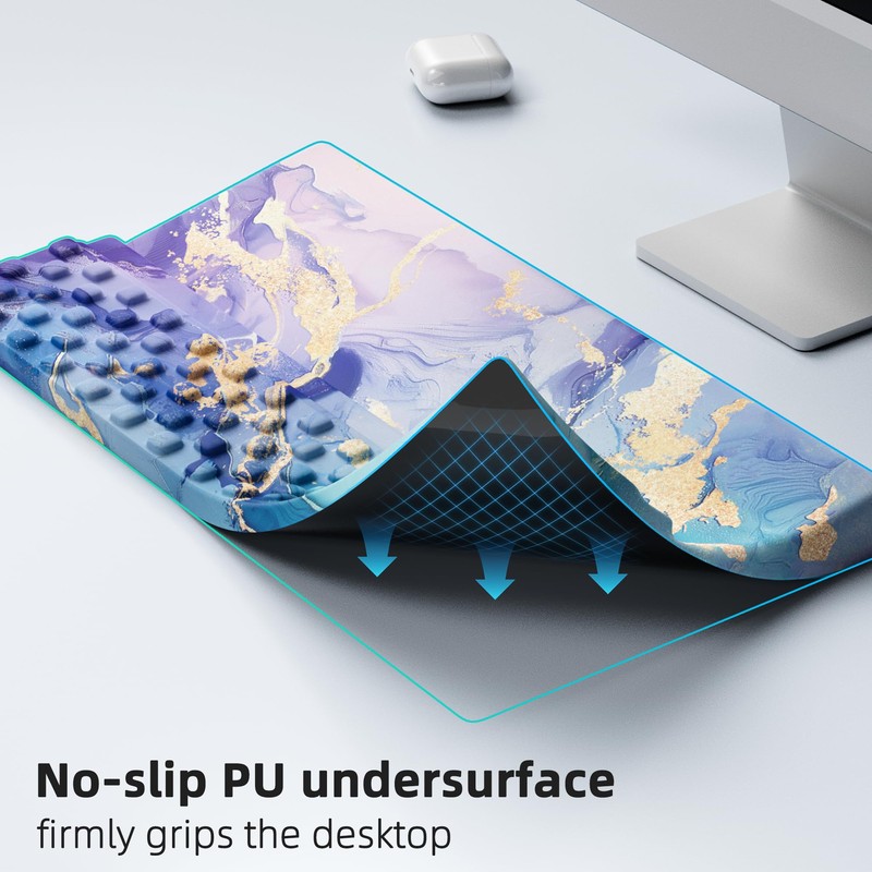 Ospelelf Computer Keyboard Stand Tilt with Wrist Rest, Comfy Ergonomic