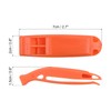 PATIKIL Emergency Whistles with 5 Safety Whistles with Strap Super