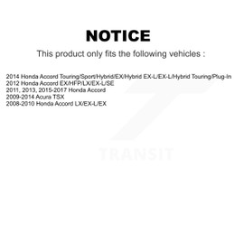 Rear Ceramic Disc Brake Pads NWF-PTC1451 Replacement For Honda Accord Acura TSX