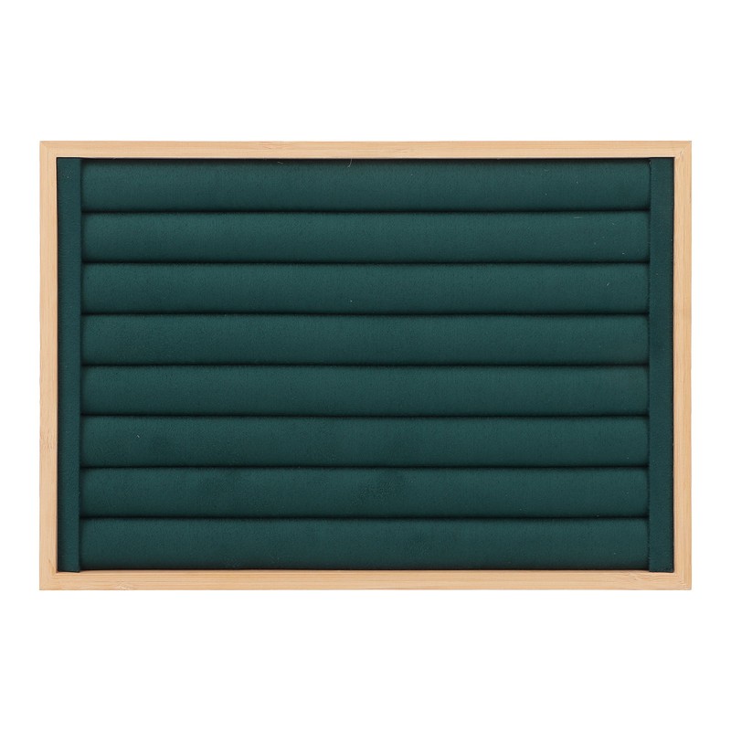 Rings Tray 7 Rows Stackable Protective Scratch Proof Lining Drawer